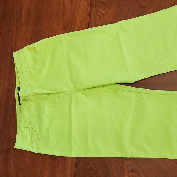 Neon Green Jean's YUKKA CLOTHING - Picture 3 of 10
